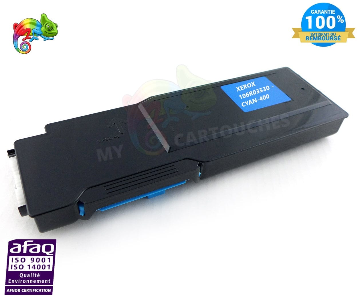 mycartouches Toner/Laser Toner Laser XEROX 400 Cyan 106R03530 Compatible